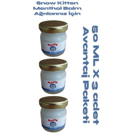 beauty cl nic Snow Kitten Cream 50 ml 3 PIECES - For Your Body Pains