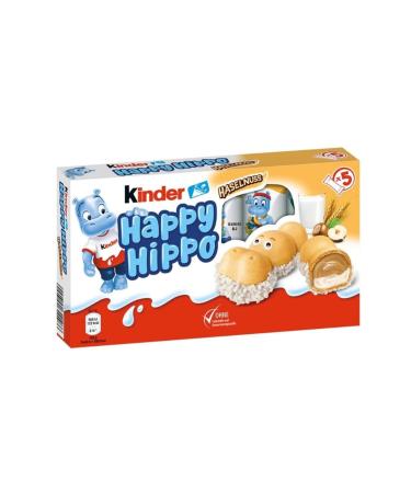 Kinder Happy Hippo Haselnuss 5 x 10 Pieces - Buy Online on GoSupps.com