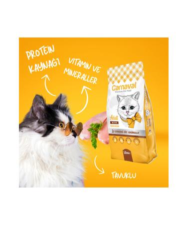 Carnaval Chicken Adult Cat Food 1.5kg - Buy Online on GoSupps.com