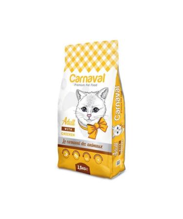 Carnaval Chicken Adult Cat Food 1.5kg - Buy Online on GoSupps.com