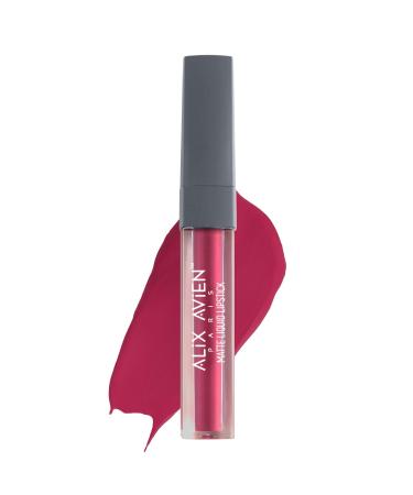 Alix Avien 514 Bright Fuchsia Matte Finish Liquid Lipstick - Lasting Effect Up to 8 Hours - Matte Liquid Lipstick - Buy Online on GoSupps.com
