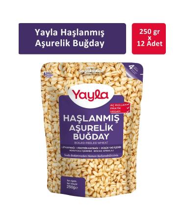 Yayla Boiled Wheat for Ashura 250 gr x 12 Pieces