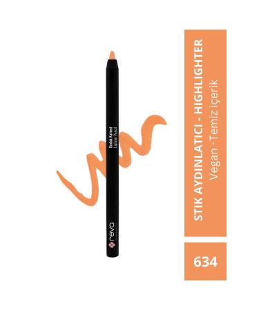 REVA Creamy Plumping Orange-Nude Lip Pencil & Plumping Lip Liner No:634
