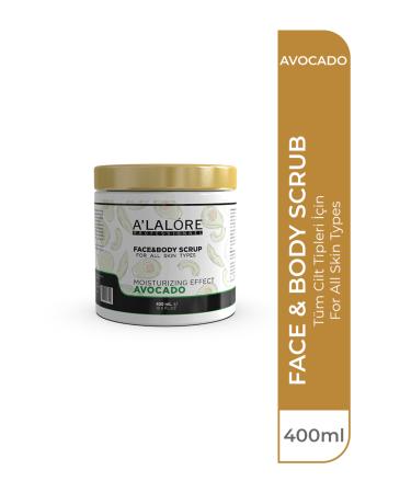 ALALORE Scrub Face and Body Mask Avocado Extract - 400 ml