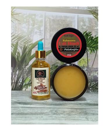 Peteko lu (50 Ml) Handmade Udi Turkey Oil and Cream Agarwood Kusti Bahri Herbal Oil
