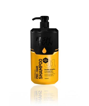 NISHMAN Keratin Complex Salt and Paraben Free / Volume Shampoo 1250 ml - Buy Online on GoSupps.com