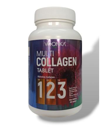 Voonka Multi Collagen Powder Hydrolyzed collagen 90 Tablets