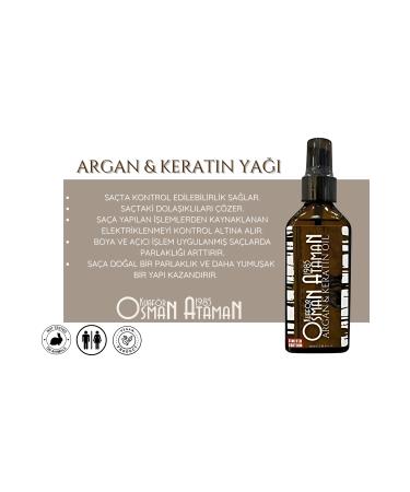 OSMAN ATAMAN Argan & Keratin Oil 100ml - Buy Online on GoSupps.com