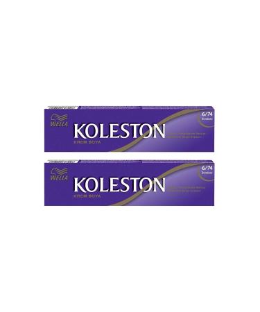 Wella Koleston Tube Hair Dye 6/74 Terracotta X 2 Pieces - Buy Online on GoSupps.com