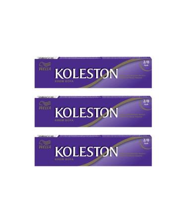 Wella Tube Paint 50 ml - 2.0 Black 3 Pieces