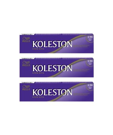 Wella Tube Paint 50 ml 5.66 Wine Red 3 Pieces