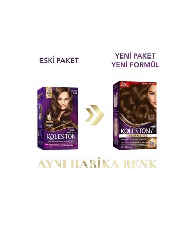 Wella Koleston Supreme Kit 5/0 Light Brown - Buy Online on GoSupps.com