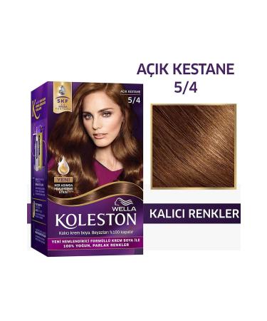 Wella Koleston Kit Hair Dye 5/4 Light Chestnut