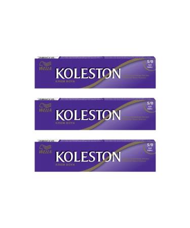 Wella Tube Paint 50 ml - 5.0 Light Brown 3 Pieces