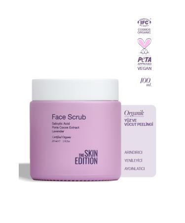 The Skin Edition Organic | Purifying & Brightening Face & Body Scrub | Salicylic Acid Lavender