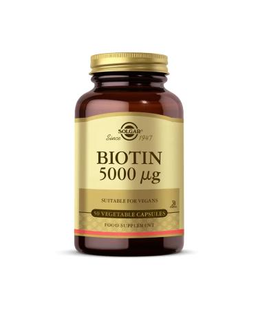 Solgar Biotin 5000 Mcg 50 Capsules