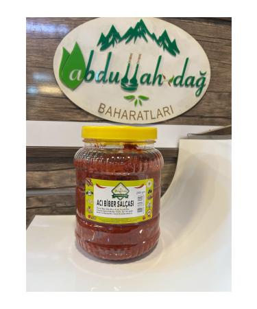 ABDULLAH DA Hatay Local Natural Hot Pepper Paste Hot 2 Kg / 2000 gr