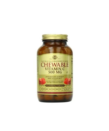 Solgar Chewable Vitamin C 500 mg 90 Tablets - Buy Online on GoSupps.com
