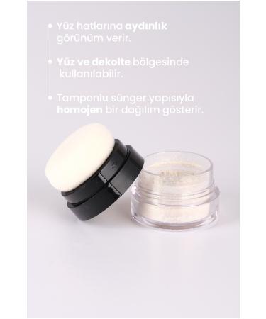 Bade Natural Sparkle Powder white Pearl Multi-Purpose Powder Shining Illuminator 0 Natural - Buy Online on GoSupps.com