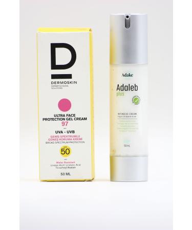Dermoskin Ultra Face 97 Broad Spectrum Sunscreen and Anti-Spot Adaleb Cream - Buy Online on GoSupps.com