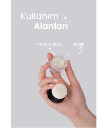 Bade Natural Sparkle Powder white Pearl Multi-Purpose Powder Shining Illuminator 0 Natural - Buy Online on GoSupps.com