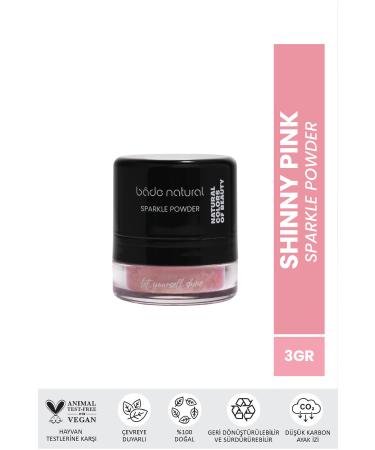 Bade Natural Sparkle Powder Shinny Pink Powder Shimmer Blush 0 Natural