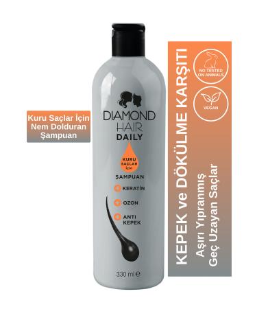 DIAMOND HAIR Extremely Dry Dandruff Repair Shampoo Anti-Loss Moisture Filling Damaged and Slow Growing Hair