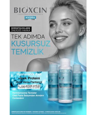 Bioxcin Hydra Micellar Perfect Make-Up Cleansing Water 500 Ml 250 Uses Hyaluronic Acid Aloe Vera Panthenol - Buy Online on GoSupps.com