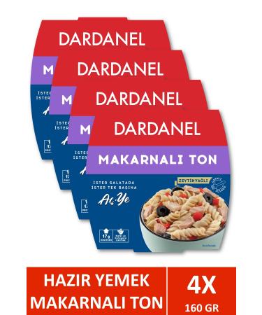 Dardanel Open Eat Tuna with Pasta 160 gr X 4 Pieces