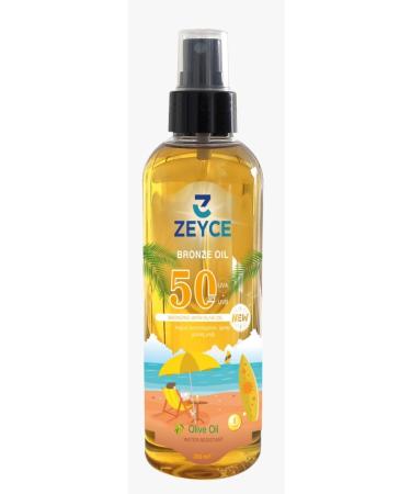 ZEYCE Olive Oil Protective and Bronzing Sun Oil 200 Ml Spf: 50