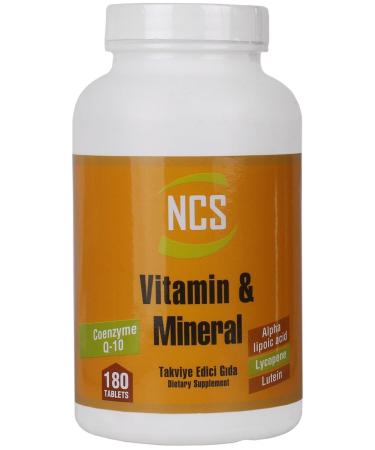 Ncs Vitamin Mineral Multivitamin 180 Tablets Coenzyme Supported