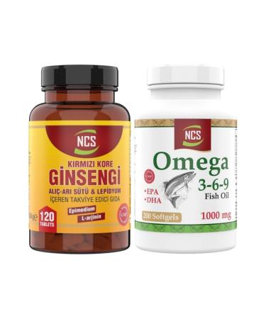 Ncs Ginseng Epimedum 120 Tablets Omega 3 6 9 Fish Oil 200 Capsules