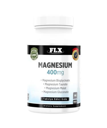 FLX Magnesium Bisglycinate Malate Taurate Gluconate 90 Tablets