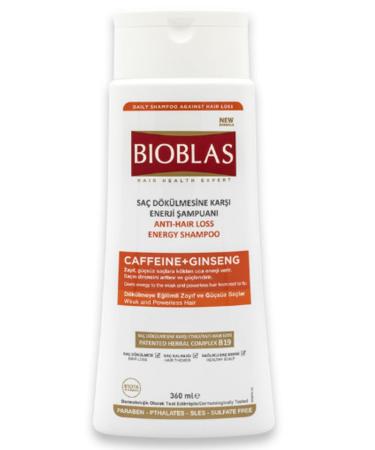 Bioblas Anti Hair Loss Energy Shampoo (Weak and Weak Hair Prone to Loss) 360 Ml