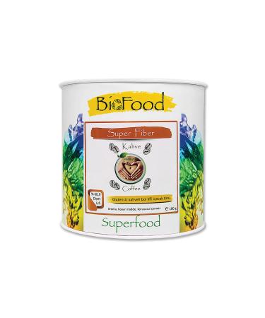 Biofood Super Fiber Gluten Free Coffee Drink Powder 180 G