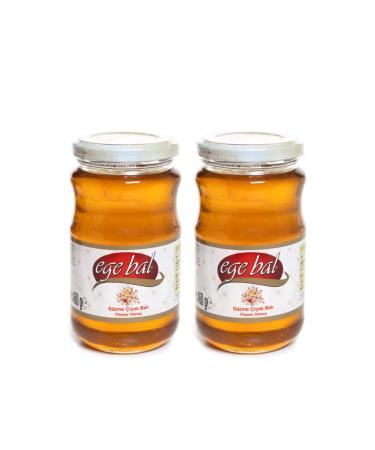 EGE BAL Pure Flower Honey 460 GX 2 Glass Jars