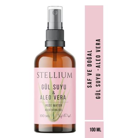STELLIUM Pure and Natural Aloe Vera Extract Rose Water 100 ml