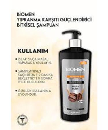 Biomen Professional Caffeine & Arginine Shampoo for Dry and Damaged Hair 1000 ml - Buy Online on GoSupps.com