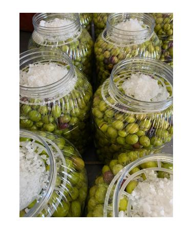 Mut Pearl Olives & Olive Oil Green Cracked Olives (4 pieces of 5 liter PET bottles) Bitter - Buy Online on GoSupps.com