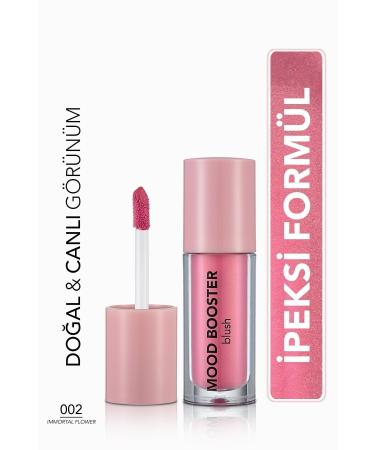 Flormar High Pigmentation Easily Blendable All Day Long Lasting Liquid Blush-002 Immortal Flower eleg.3277