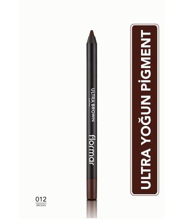 Flormar Adds Depth to Your Eyes Brown Eye Pencil Ultra Eyeliner No: 012 NTRLB 346