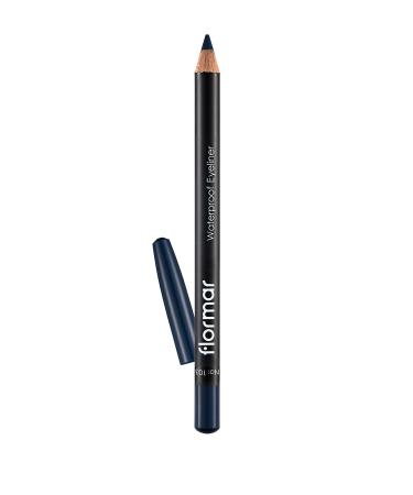 Flormar All Day Long Lasting and Non-Smudge Waterproof Eye Pencil - Blue Waterproof NTRLB 341 - Buy Online on GoSupps.com