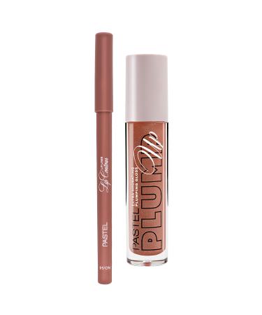 Pastel PROFASHION PLUMPING GLOSS 202 + PASTEL LIP CONTOUR LIP LINER 54
