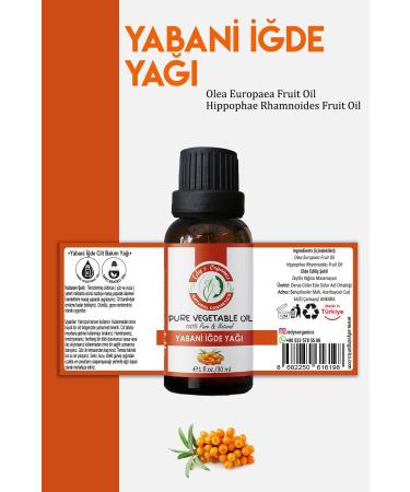 Edy's Organics Sea Buckthorn Oil Cold Pressed 30 Ml - Buy Online on GoSupps.com
