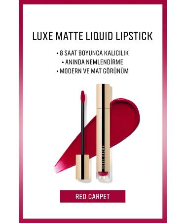 Bobbi Brown An nda Nemlendiren Rengini Kaybetmeyen Kal c Likit Mat Ruj - Red Carpet - 6ml PSSNS.219