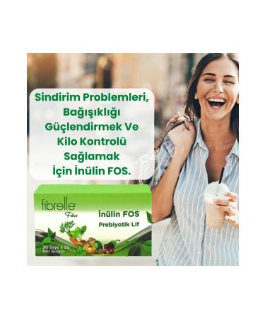 Fibrelle Inulin Fos Prebiotic Fiber 2 gr Sachet 30 Pieces Box 1 Piece - Buy Online on GoSupps.com