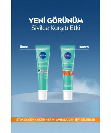 NIVEA Derma Skin Clear Exfoliator Night Purifying Cream 40ml Anti-Acne Niacinamide Oily Skin - Buy Online on GoSupps.com