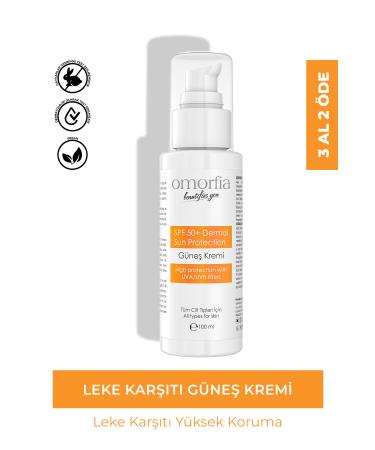 OMORFIA Anti-Spot Spf 50+ High Protection Sun Cream 100 Ml