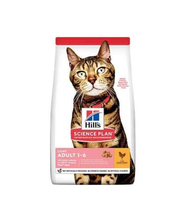 Hill's SCIENCE PLAN Light Chicken Adult Cat Food 3 Kg - Buy Online on GoSupps.com