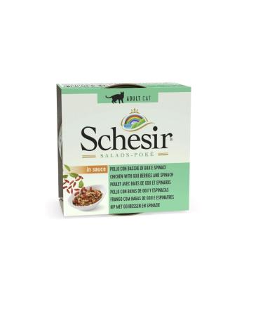 Schesir Salads Poke Chicken Gojiberry Spinach Cat Salad 85gr
